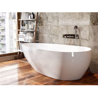 Ванна 170х84 Лотос овальная литьевой мрамор АКЦИЯ 