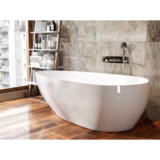 Ванна 170х84 Лотос овальная литьевой мрамор АКЦИЯ 