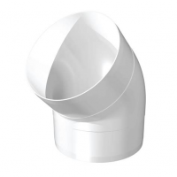 Колено пластиковое круглое 45, D160