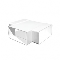 Тройник Т-образный 60х204 пластик.