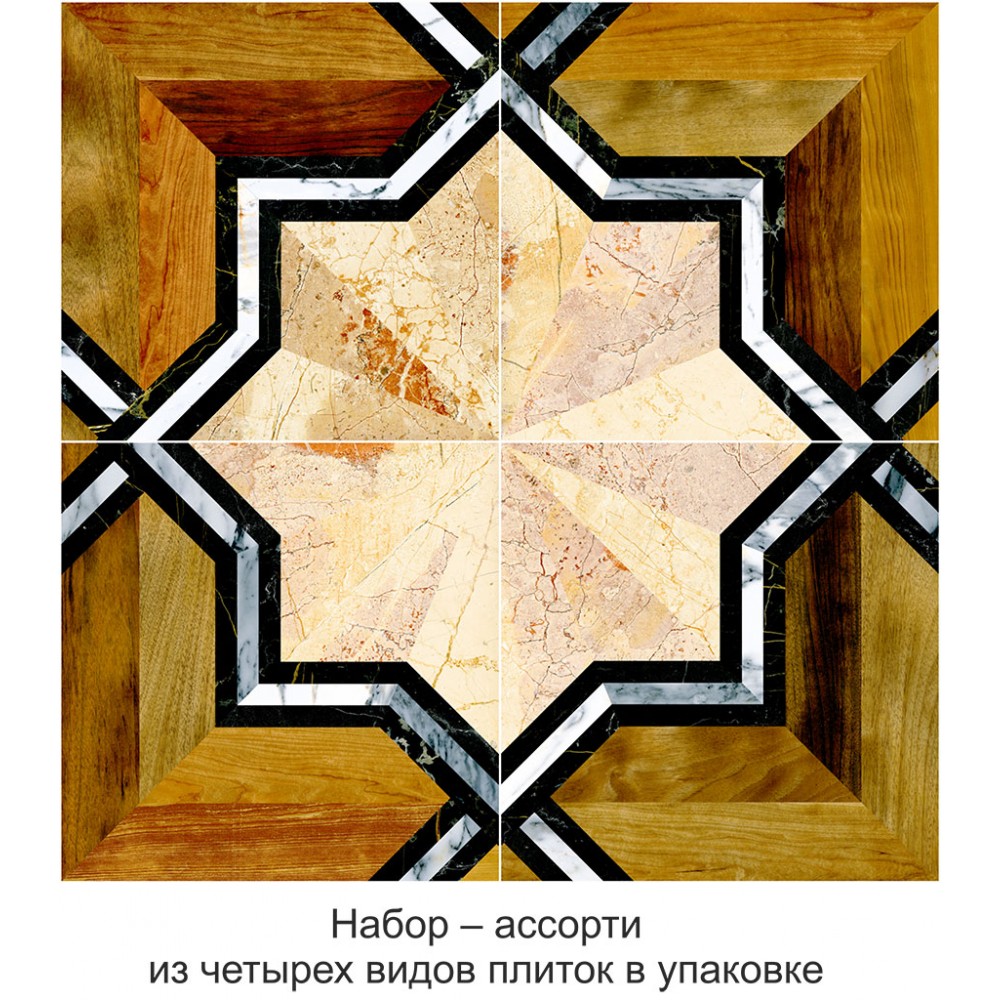 Плитка напольная КГ  глазурованная Монкада светло-коричневый 385х385х8,5 (1шт=0,1482м2) АКЦИЯ 30%