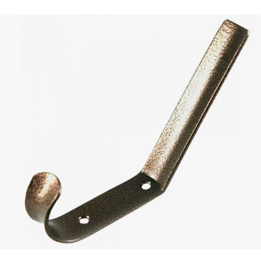 Крючок-вешалка 2-рожковая бронза антик 11509