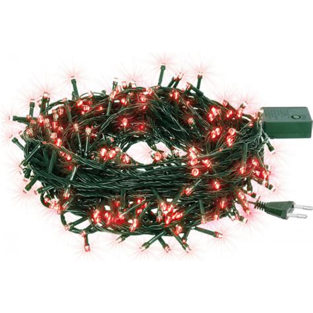 Гирлянда 100LED 10м Красный 55065 АКЦИЯ