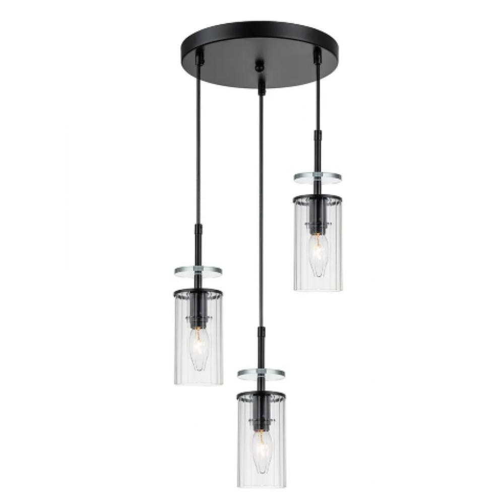 Светильник подвесной ESCADA 10191/3 BLACK