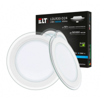 Светильник светодиодный потолочный LDLR30-D24 24Вт,220В,4000К алюминий ELT АКЦИЯ 20%