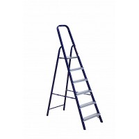 Стремянка  6 ступень. стальная h=1,24м арт.М8406