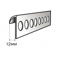 Профиль д/керам.плитки (листва) наруж.12мм 2,5м (белый)