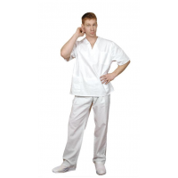 Костюм пекаря (брюки+куртка, бязь ГОСТ) р.56-58 рост3/4 универсальный АКЦИЯ 50%