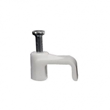 Скоба cable clips flat   5*  плоская
