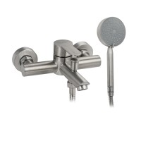 Смеситель для ванны BRIMIX короткий нос Сатин 9394