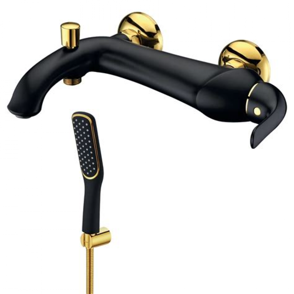 Смеситель для ванны BRIMIX короткий нос Сатин 9394