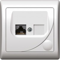 Розетка GPK-1F/K 950 компьют.одиночная RJ 45 АКЦИЯ 50%