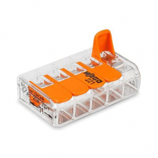 Клеммник  221-415  5*(0.2-4mm) 32A 450V(WAGO) проз.зажим
