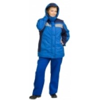 Куртка Троя женская василек/т.синий р.52-54 рост146-152 утепленная АКЦИЯ 20%