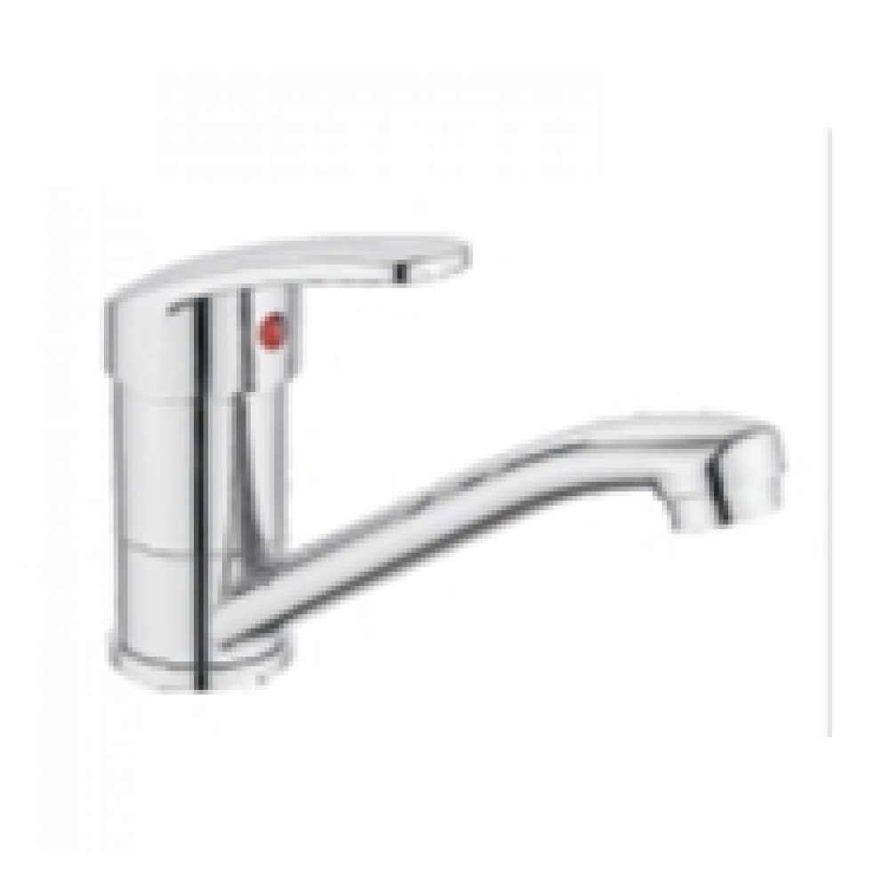 Смеситель для кухни Cronwil силумин короткий излив CB042-45