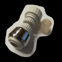 Аэратор для кухонного смесителя регулируемый короткий пластик 