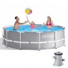 Бассейн каркасный круглый 457*122см (4 аксессуара) Intex 811-500 (26726NP) АКЦИЯ 15%