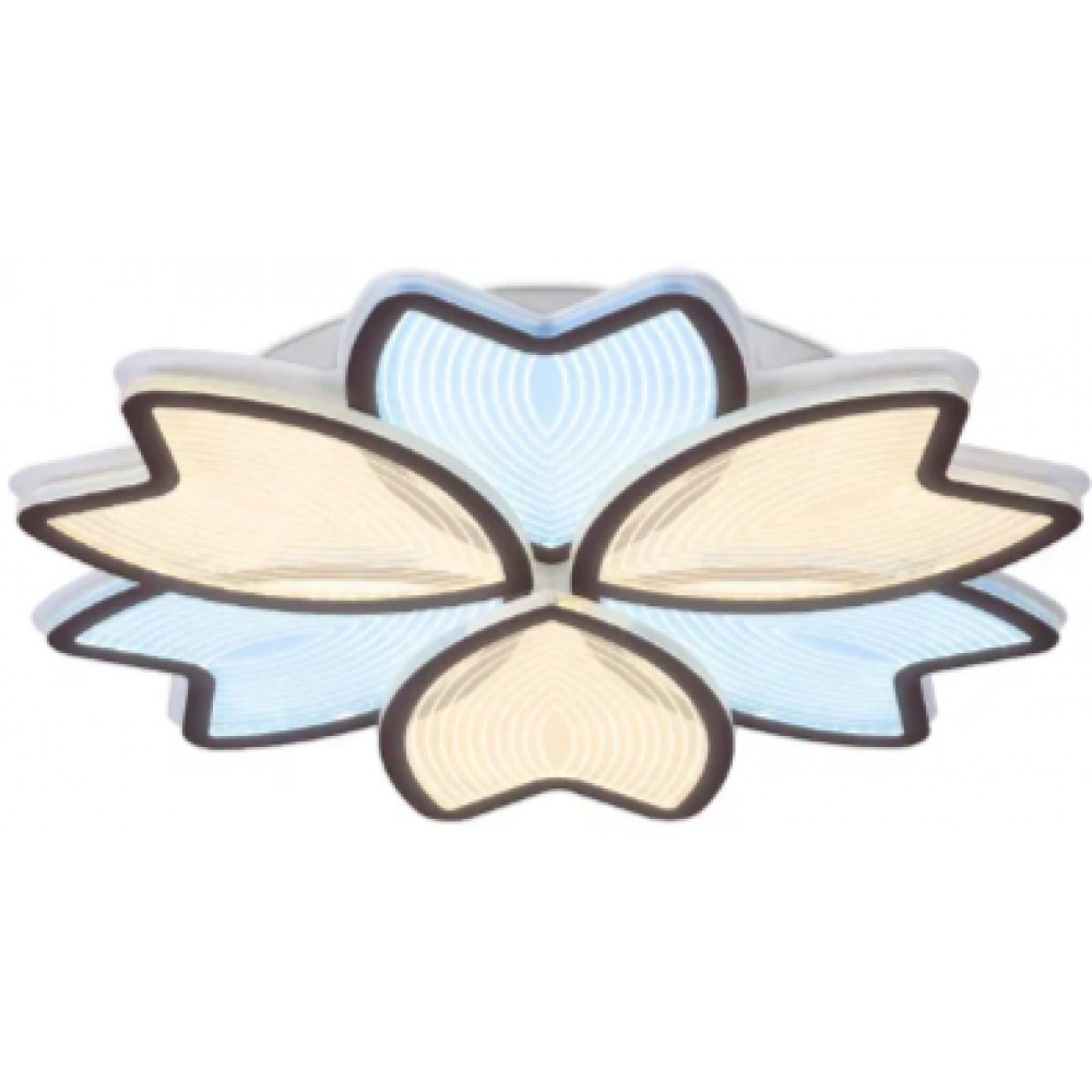 Светильник потолочный  светодиодный AK4305/6 CF кофе 117W (ПДУ Радио 2.4)