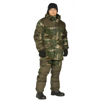 Костюм Сириус-Титан зимний куртка+п/комбинезон черн.с красным р.48-50 170-176