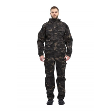 Костюм Сириус-Титан зимний куртка+п/комбинезон черн.с красным р.48-50 182-188