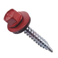 Шуруп-саморез сверл. ERDM 4,8*70/2 RAL 3005 вишня