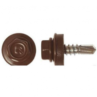 Шуруп-саморез сверл. ERDM 5,5* 19 RAL 8017 темно-коричневый