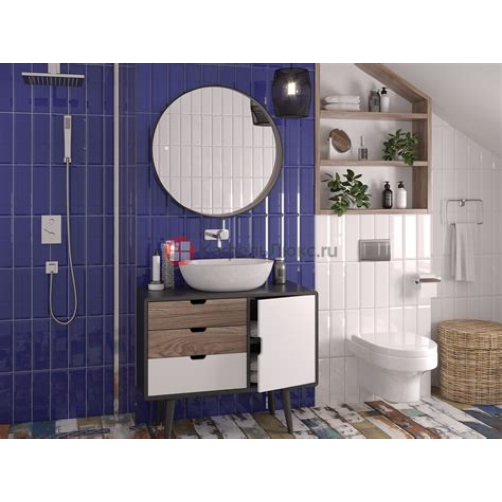 Плитка настенная Metro кобальт/верх 01 100х300 (1шт=0,03м2) 1с ХХХ АКЦИЯ 30%