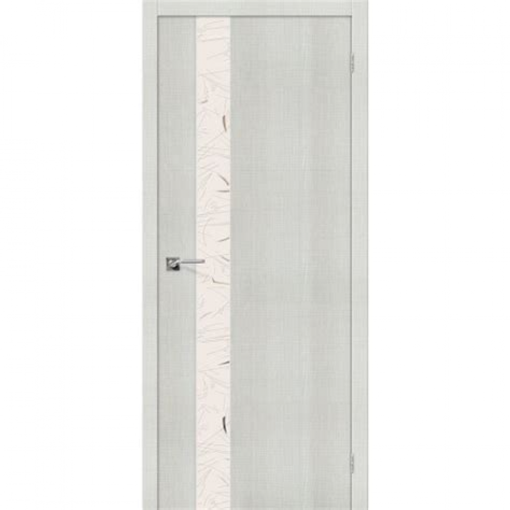 Полотно дверное ЭКО Порта-51 200*80 Bianko Crosscut Silver Art АКЦИЯ 25% ххх
