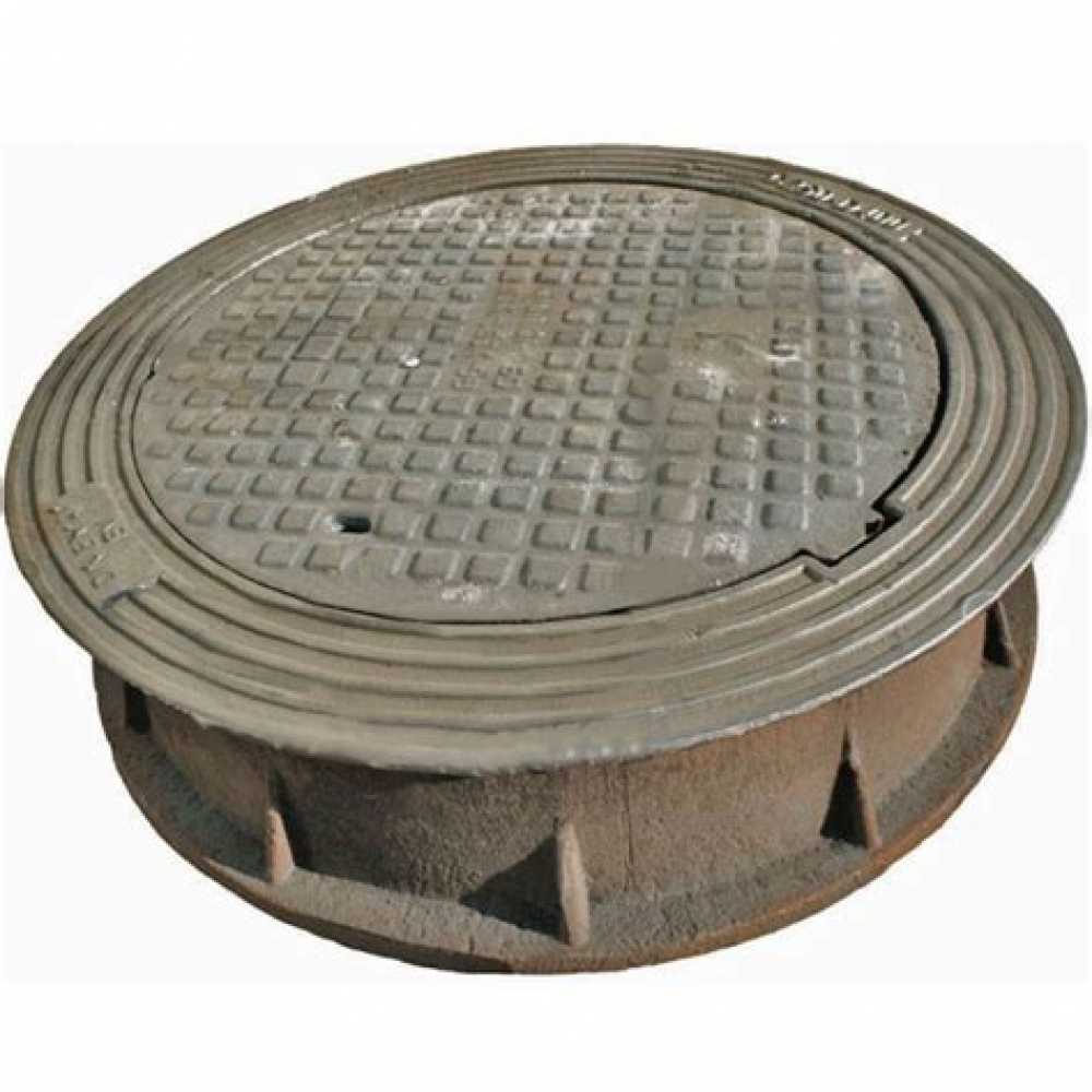 Люк канализац.чугунный тяжелый Т(С250) 25,0т