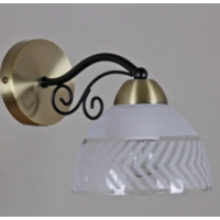 Светильник настенный ILO435-1WSQ-24 BK AB SPICA