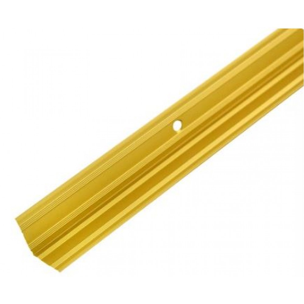 Профиль алюминиевый Д  6 (0,9м) золото