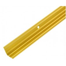 Профиль алюминиевый Д  6 (0,9м) золото