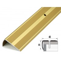 Профиль алюминиевый Д 13 (0,9м) золото