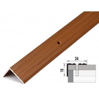 Профиль алюминиевый Д  3 (1,8м) серебро