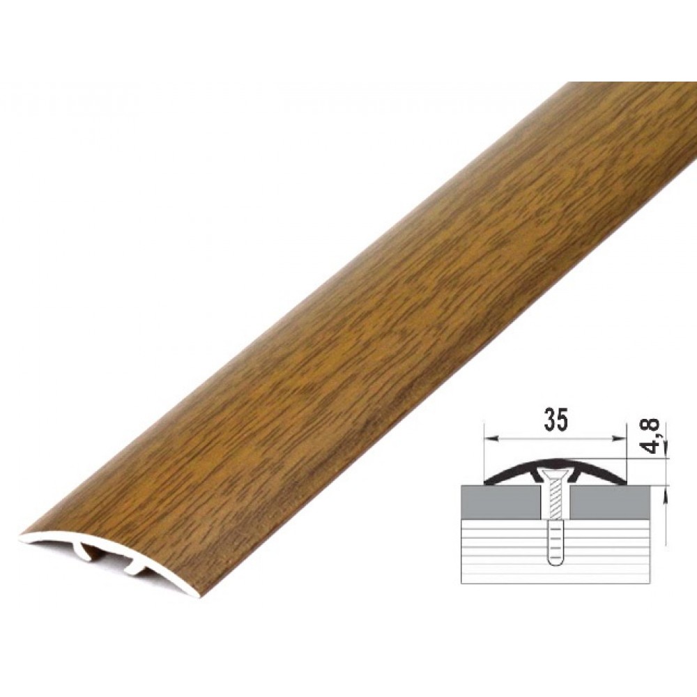 Профиль алюминиевый В 2 (0,9м) дуб светлый 082 ХХХ АКЦИЯ Профиль алюминиевый В 2 (0,9м) дуб светлый 082 ХХХ АКЦИЯ