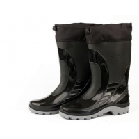 Сапоги мужские ПВХ SARDONIX черные с надставкой р.44 (САП166-07Н)