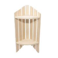 Полка угловая 2-х уровневая 25х49х16см МП-55