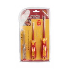 Отверток набор диэлектрических PZ1/PZ2*100+пробник STPONG СТП99200003