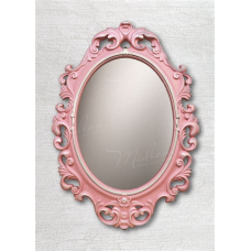 Зеркало 80 Catherine  №2 белый камень