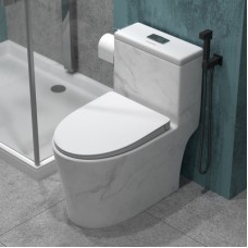 Унитаз-моноблок SM9609 МРАМОР безободковый EG060001