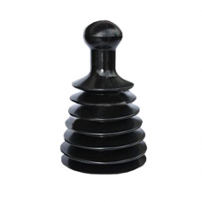 Вантуз с пластоковой ручкой гофрированный Д=80 конический