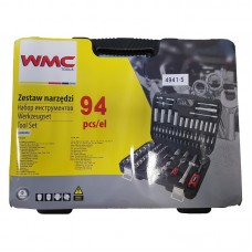 Набор инструментов -  94 предмета 1/4", 1/2"  WMC-4941-5