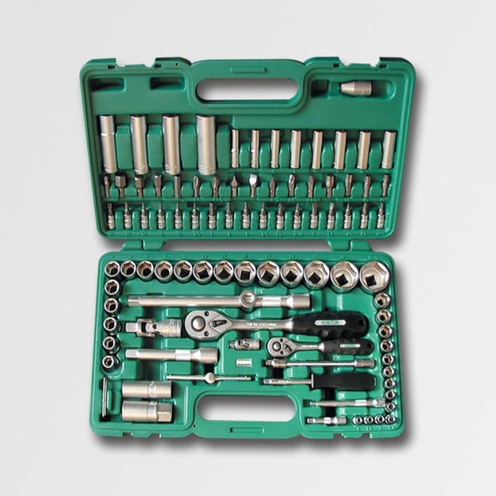 Набор инструментов -  94 предмета 1/4", 1/2"  WMC-4941-5