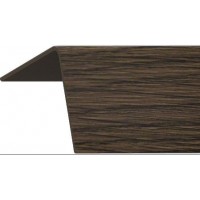 Угол ПВХ 30*30 мм 2,7м 125 с тиснением Rico Moulding текстурный (венге африка) ХХХ