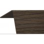 Угол ПВХ 30*30 мм 2,7м 125 с тиснением Rico Moulding текстурный (венге африка) ХХХ