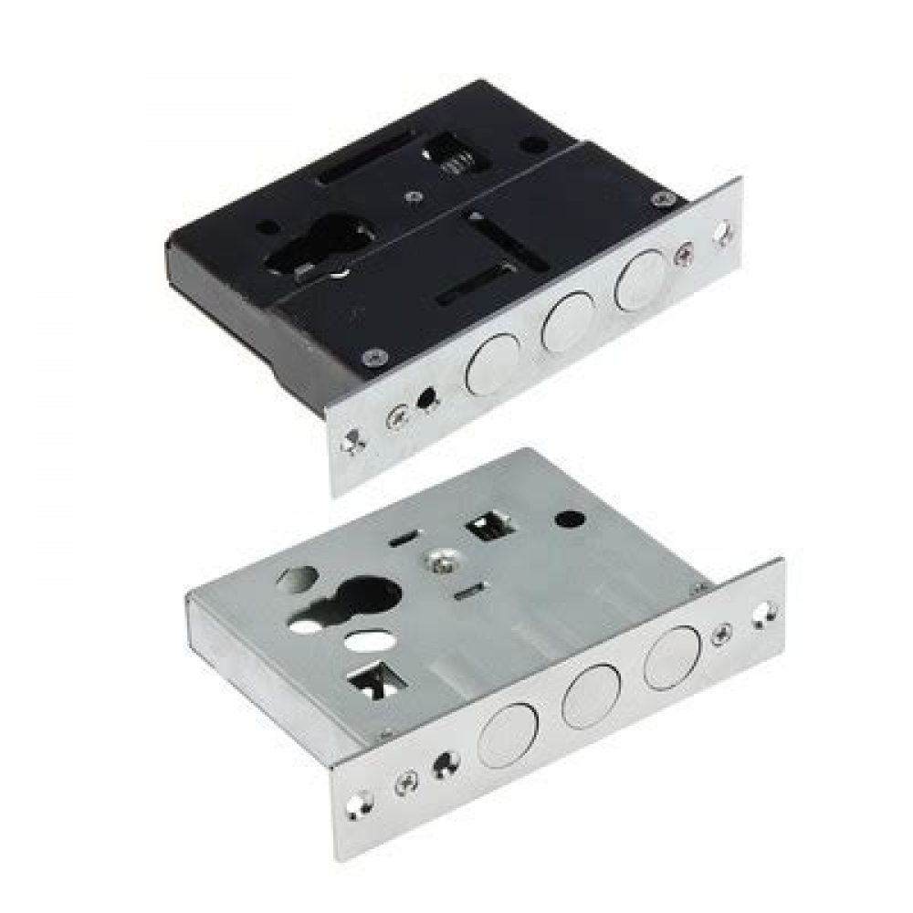 Корпус замка Аллюр ЗВ1-06А без ц/мех. б/о для кит.металл.дверей б/руч (1555) Корпус замка Аллюр ЗВ1-06А без ц/мех. б/о для кит.металл.дверей б/руч (1555)