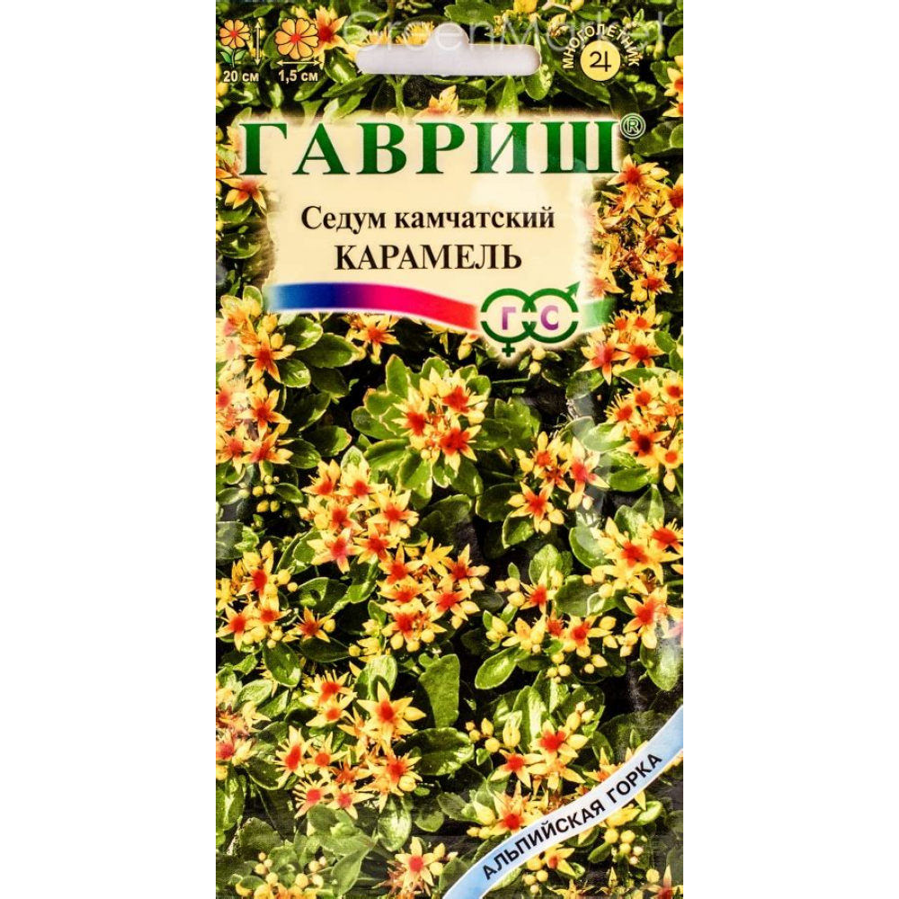 Семена Цветы Очиток Карамель камчатский 0,01 гр. серия Альпийская горка