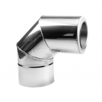 Колено нерж. 90*110 0,5мм AISI 430