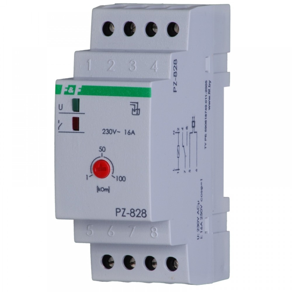 Реле контроля уровня жидкости PZ-828 (16А) F&F (F&F)