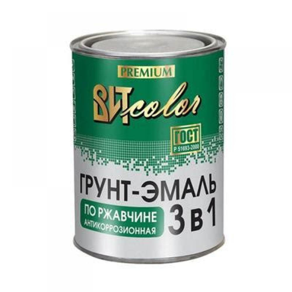 Грунт-эмаль по ржавчине 3 в 1 Белая ВИТcolor 2,6кг 04433